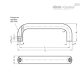 П-образная ручка GN 565.1-20-117-SW ELESA+GANTER