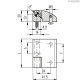 Петля CMDX-AL-PS-50-AB (428367) ELESA+GANTER