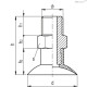 Вакуумная присоска VVH-40-G1/4-T-A (VV.52089) ELESA+GANTER