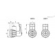 Замок CQT/A-FM-35-25-CR (421543) ELESA+GANTER