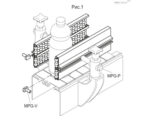 Направляющая GLA-2-RS-93-3000 (419111) ELESA+GANTER