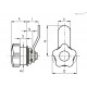 Замок VC.309/40-SS (68131) ELESA+GANTER