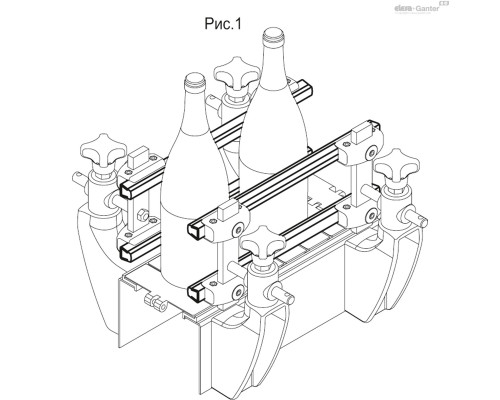 Направляющая GLR-12-3000 (419217) ELESA+GANTER