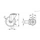 Колёсико RE.F8-100-FBL-SST-N (450856) ELESA+GANTER