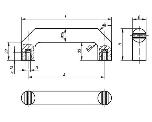 Ручка K0188.114008 Kipp