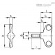 Зажимной барашек EWNM.40-SST-pM6x20 (222113) ELESA+GANTER