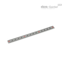 Линейка GN 711-NI-200-S-U ELESA+GANTER