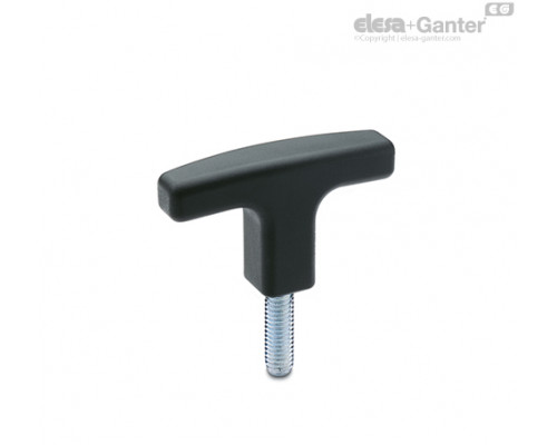 Т-образная ручка L.652/55 p-M8x20 (32439) ELESA+GANTER
