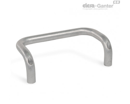 П-образная ручка GN 426.4-AL-20-200-BL ELESA+GANTER