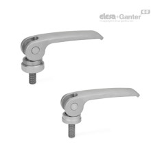Плоская ручка рычажного типа GN 927.7-82-M8-20-B ELESA+GANTER