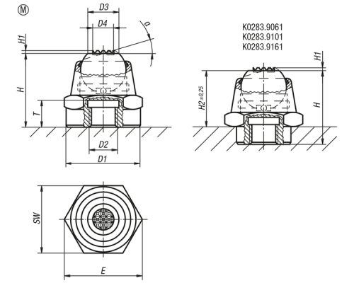 Упоры K0283.110 Kipp