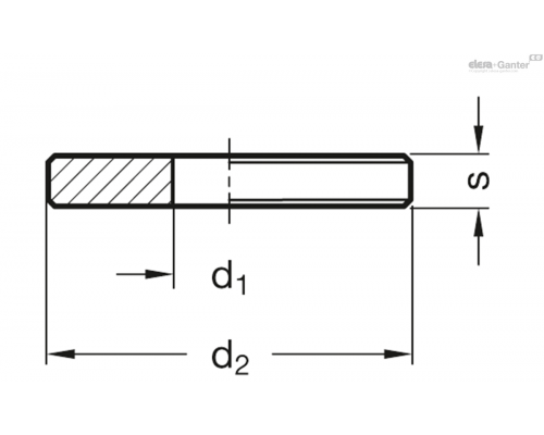 Шайба GN 6343-NI-10-30-3 ELESA+GANTER