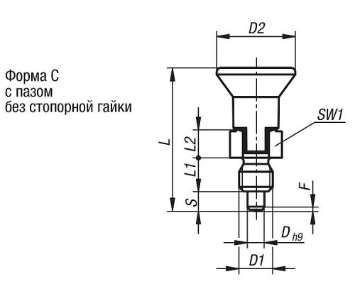 Штифты K0748.01206120 Kipp