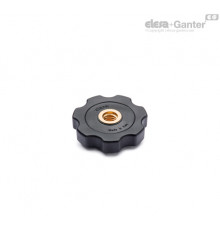 Лепестковая гайка с резьбовой втулкой GFL.40-B M6 (168540) ELESA+GANTER