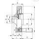 Маховик VDN.250-GXX5+I (CE.32121) ELESA+GANTER