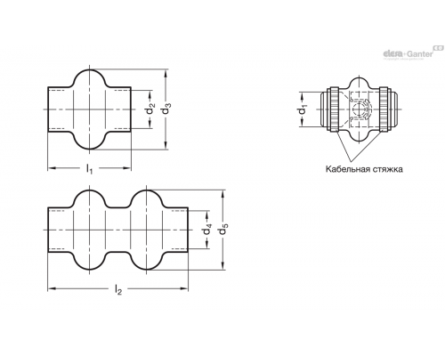 Чехол GN 808.1-16-D ELESA+GANTER