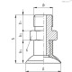 Вакуумная присоска VVH-25-G1/8-T-S (VV.52073) ELESA+GANTER