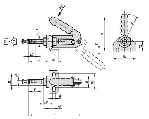 Зажимы K1546.04000 Kipp