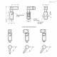Рычажный фиксатор GN 712.1-8-M16x1,5-S ELESA+GANTER