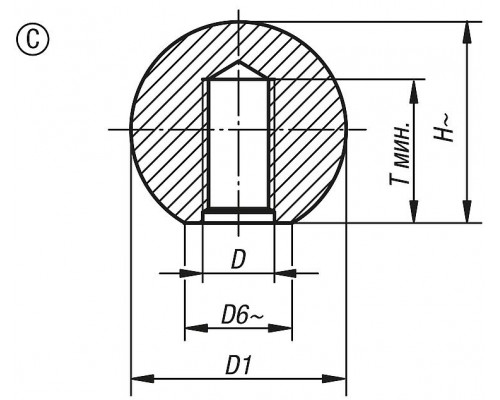 Ручка K0158.11605 Kipp