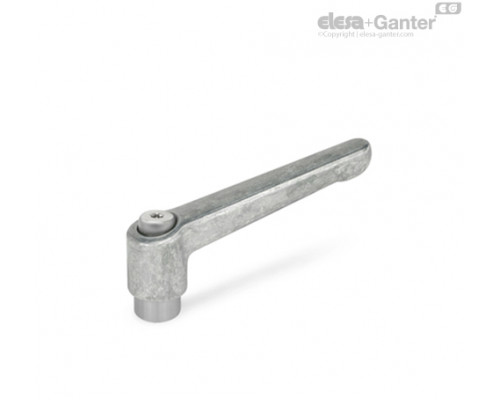 Регулируемая ручка рычажного типа GN 300.1-78-M8-RH ELESA+GANTER