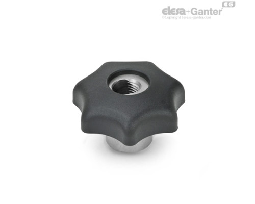 Быстросъёмная лепестковая ручка GN 6336.3-40-M8-NI ELESA+GANTER