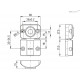 Фиксатор BMS.EH-32-28-CH4 (627004) ELESA+GANTER