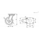 Колесико RE.F4-300-SSL-WEH (451432) ELESA+GANTER