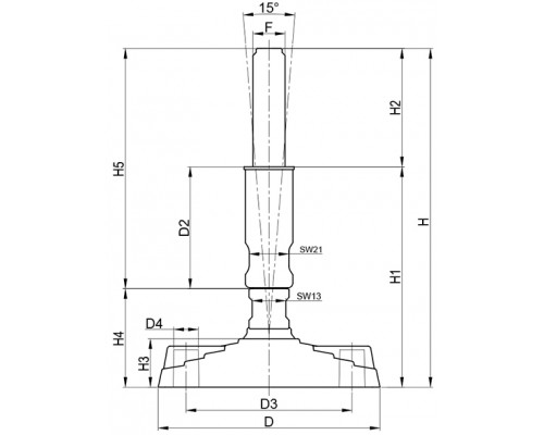 Опора HPAIMZB801690 EMES