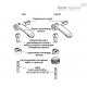 Шарнирная ручка LAC.44-p-M5x30 (33333) ELESA+GANTER