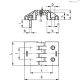 Петля CFE.40 p-M4x18-CH-4 (423261) ELESA+GANTER
