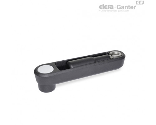 Кривошипная рукоятка с откидной ручкой GN 472.5-125-B14-SW ELESA+GANTER