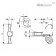 Зажимной барашек EWN.48-SST-p-M6x20-PO-C1 (224556-C1) ELESA+GANTER