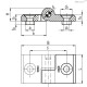 Петля CFGY.40/40 SH-6-D-10-C33 (423985-C33) ELESA+GANTER