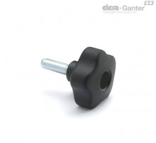 Лепестковая поворотная ручка VCT.53 p-M8x40-SOFT-C9 (169967-C9) ELESA+GANTER