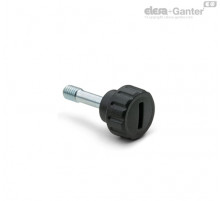Фиксируемая рифлёная ручка BT-HP.12-AV-p-M4x14 (5301) ELESA+GANTER