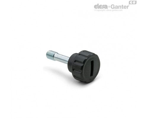 Фиксируемая рифлёная ручка BT-HP.12-AV-p-M4x14 (5301) ELESA+GANTER
