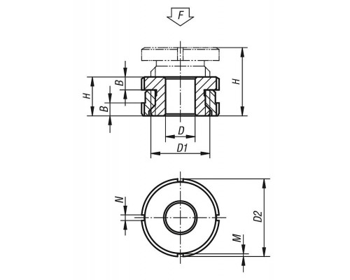 Опора K0694.04051 Kipp