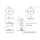 Регулируемая опора GN 40-80-M24-100-B0-UK ELESA+GANTER