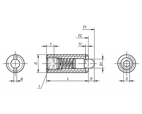 Фиксаторы K0318.04 Kipp