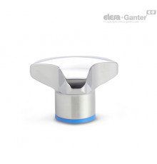 Трёхлепестковая ручка GN 5445-50-M10-PL-E ELESA+GANTER