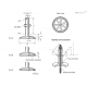 Регулируемая опора GN 37-125-M30x2-90-A ELESA+GANTER