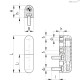 Петля CFNR.65 p-M5x12 B-M5-D-030 (426232) ELESA+GANTER