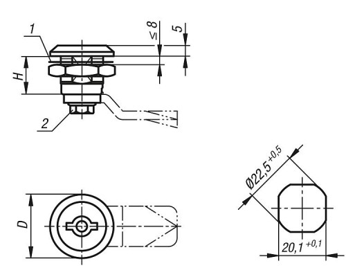 Замок K1350.14518 