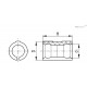 Переходная втулка TCC-SJA-18-S14-C33 (600161-C33) ELESA+GANTER