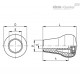 Грибовидная ручка IEL.65 N-12-H SOFT (26671) ELESA+GANTER