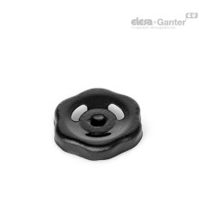 Штампованный стальной маховик GN 227.6-ST-100-V10-SW ELESA+GANTER