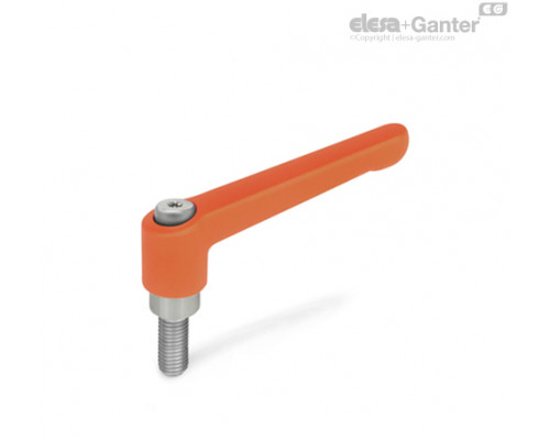 Регулируемая ручка рычажного типа GN 300.1-108-M16-63-OS ELESA+GANTER