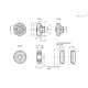 Ролик GN 2426-35-N-2RS ELESA+GANTER
