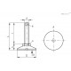 Регулируемая опора LX.25-SW13-M6x34-HS (431203) ELESA+GANTER